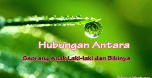 Hubungan Antara Seorang Anak Laki-laki dan Bibinya
