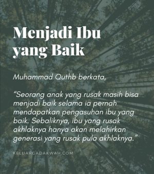 Menjadi Ibu yang Baik