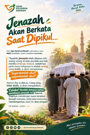 Jenazah akan berkata saat di pikul