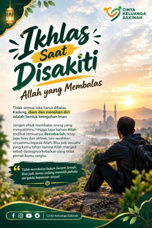 Ikhlas Saat Disakiti