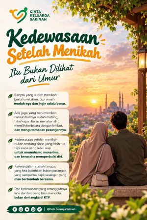 kedewasaan setelah menikah