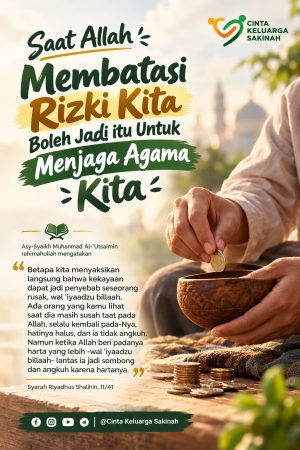 Saat Allah Membatasi Rezeki Kita, cek ini
