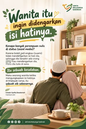 Istri Itu Butuh Didengar